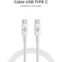Subblim Cable USB-C a USB-C Plus 100W Blanco 1m